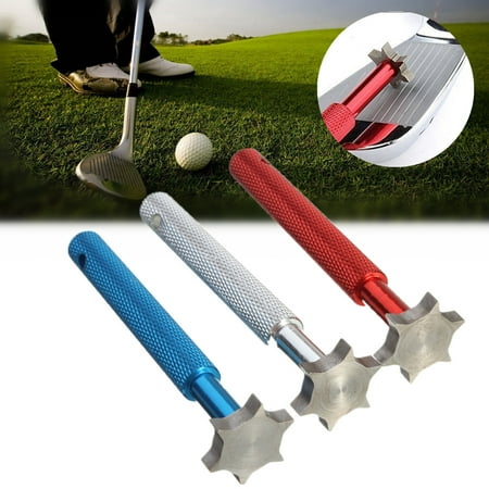 Golf Iron Wedge Club Groove Regrooving Sharpener Cleaner 6 Blade Compatible with U / V / (Best Golf Club Groove Sharpener)