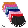 thumbnail image 3 of Running Shorts Clearance, Xunlbb Women’s Elastic Waist Summer Solid Casual Outing Shorts Pants, 3 of 8