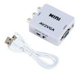 thumbnail image 1 of Con Mini AV2VGA Video Converter Convertor Box AV CVBS A VGA Video Converter Conversor Con Audio de 3.5 mm A PC HDTV Converter, 1 of 6