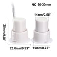 thumbnail image 2 of 10pcs RC-36 NC Recessed Wired Door Contact Sensor Alarm Magnetic Reed Switch, 2 of 4