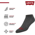 thumbnail image 5 of Levi's Mens Socks, Low Cut Socks for Men, Athletic Socks Low Cut, Size 8-12, 5 of 7