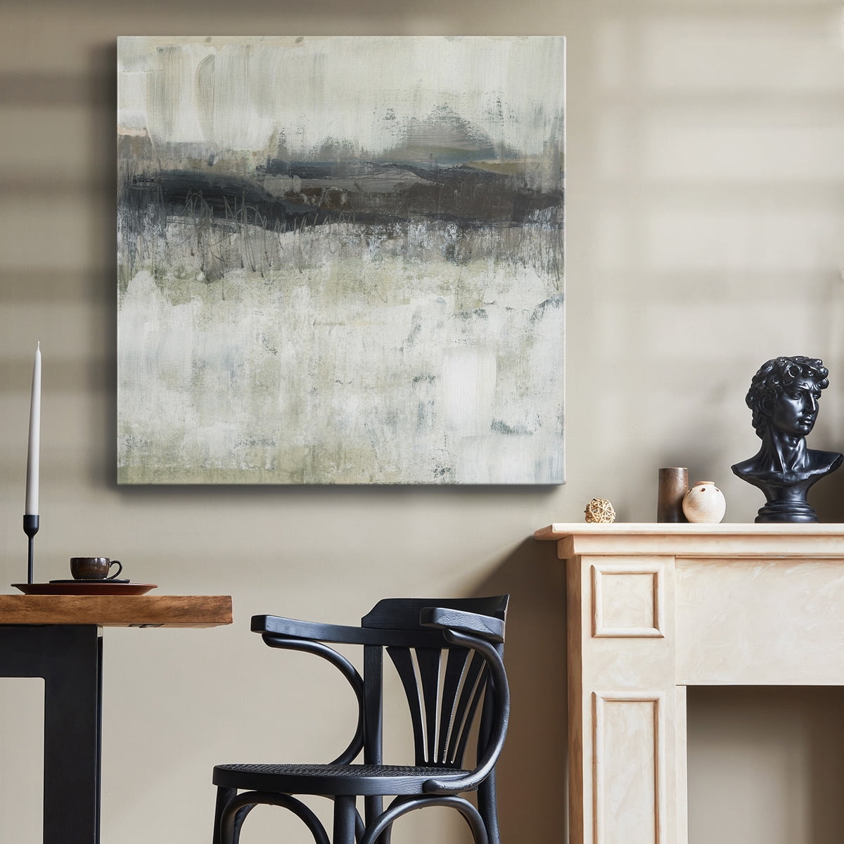 Wexford Home Neutral Horizon Line II-Premium Gallery Wrapped Canvas, 10" x 10" - Ready to Hang