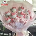 thumbnail image 3 of Ramo de flores Original de Hello Kitty, ramo de cumpleaños de Sanrio de dibujos animados Kawaii para regalo de novia, ramo de flores bonito, regalo para niñas, 3 of 4