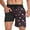 Black & Pink Flamingo, variant on Mens Swim Trunks with Compression Liner 7 inch Inseam Mens Bathing Suit Swimming Shorts for Men Yellow Large