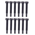 thumbnail image 2 of 12 Pieces Electric Guitar Humbucker Double Pickup Polepiece Iron Mounting Screws Black, 2 of 6