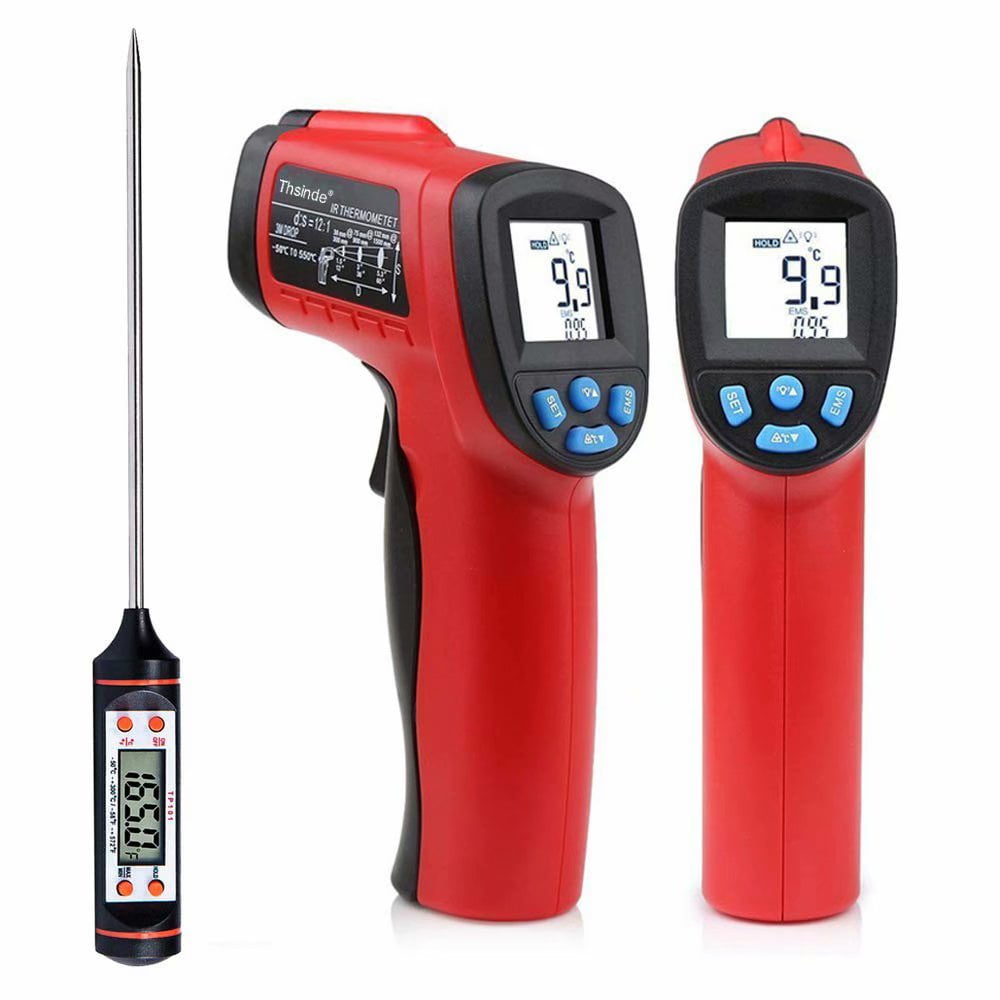 Noncontact meat thermometer, digital infrared thermometer 58℉1022