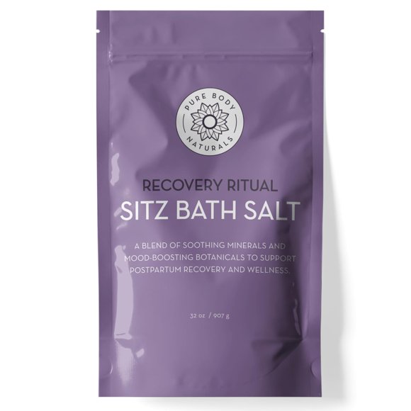 Sitz Bath Salt Pure Body Naturals, cuidado posparto, 960 ml