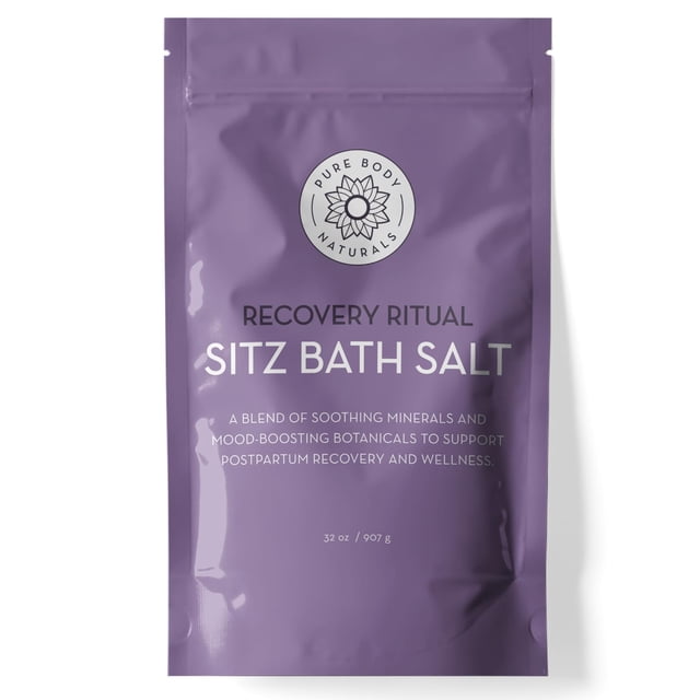 Sitz Bath Salt Pure Body Naturals, cuidado posparto, 960 ml