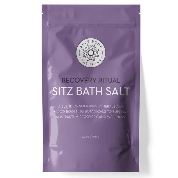 Sitz Bath Salt Pure Body Naturals, cuidado posparto, 960 ml
