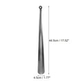 thumbnail image 4 of Unique Bargains 1 Pc Small Hole Long Handle Hangable Shoe Horn for Shoe 17.52"x1.77" Silver Tone, 4 of 6