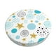 thumbnail image 1 of Disketp Gold Stars Blue Dots Pattern Funda Redonda para Taburete, Funda de Cojín para Silla de Bar Suave y Elástica-12 inch, 1 of 7