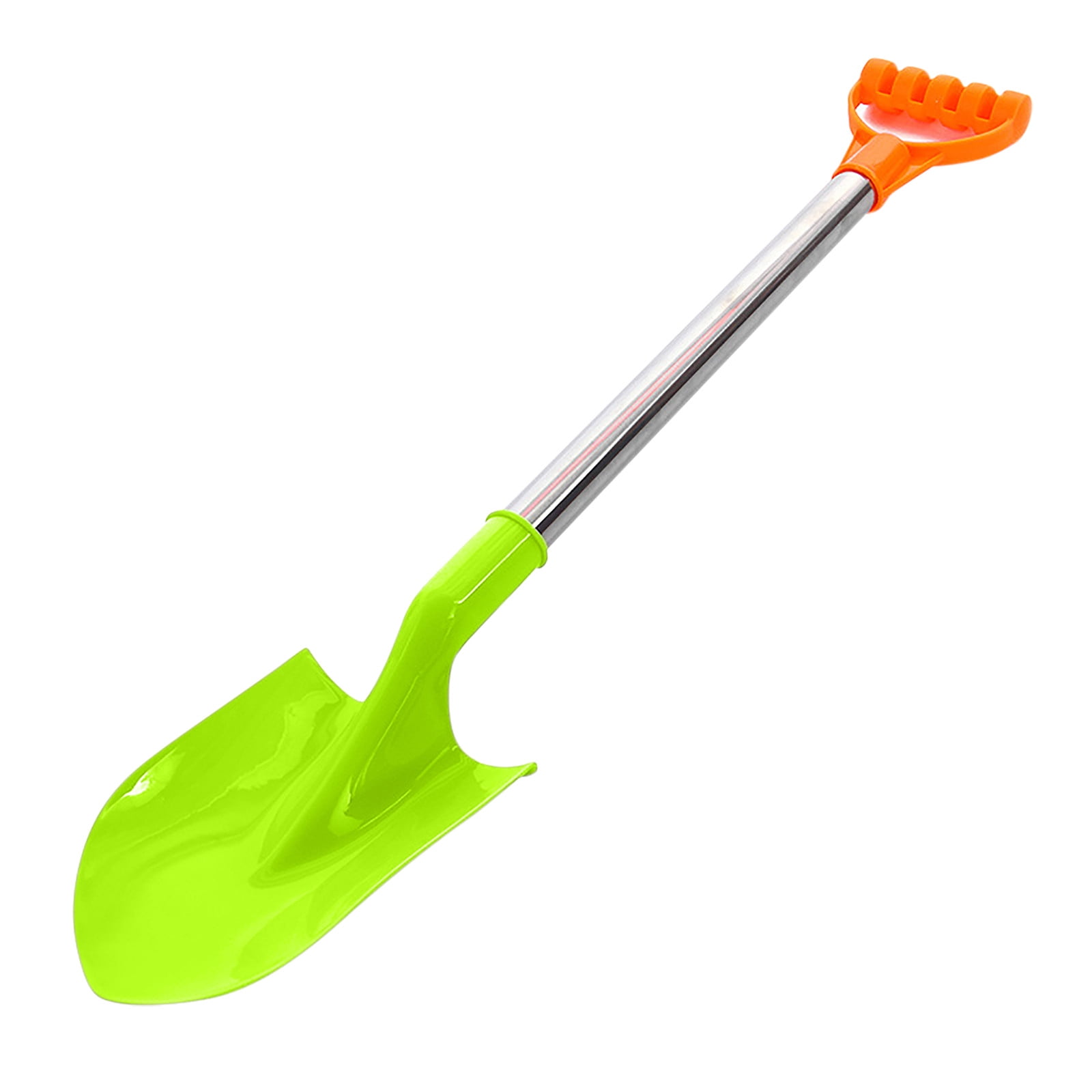 Childrens Snow Shovel 18-Inch Perfect Sized Snow Shovel for Kids,Plastic Spade and Stainless Steel Handle,Childrens Poly Snow Shovel,for Summer Outdoors Party Bundle 18inch Blue 