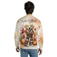 thumbnail image 5 of Hello Fall Golden Retriever Scarf Welcome Autumn with Leaves Pumpkins All Over Print 3D Sweatshirt Unisex Merch Goldens Dog Lover Gifts Idea - 00011, 5 of 6