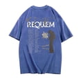 thumbnail image 3 of Keshi Requiem World Tour Washed Cotton Tshirt Hip Hop Short Sleeve Vintage 90s Tees, 3 of 4