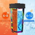 thumbnail image 5 of Logiee Howling Wolf Print Stainless Steel Coffee Tumbler, Travel Coffee Mug, Insulated Coffee Mug with Lid, Spill Proof Coffee Cup, Portable Thermal Mug, 5 of 8