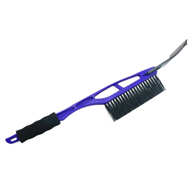 2-in-1 Snow Brush Scraper - EVA/ABS, 55cm Long Handle/Scratch Free, for Car/Windshield/Ice Removal