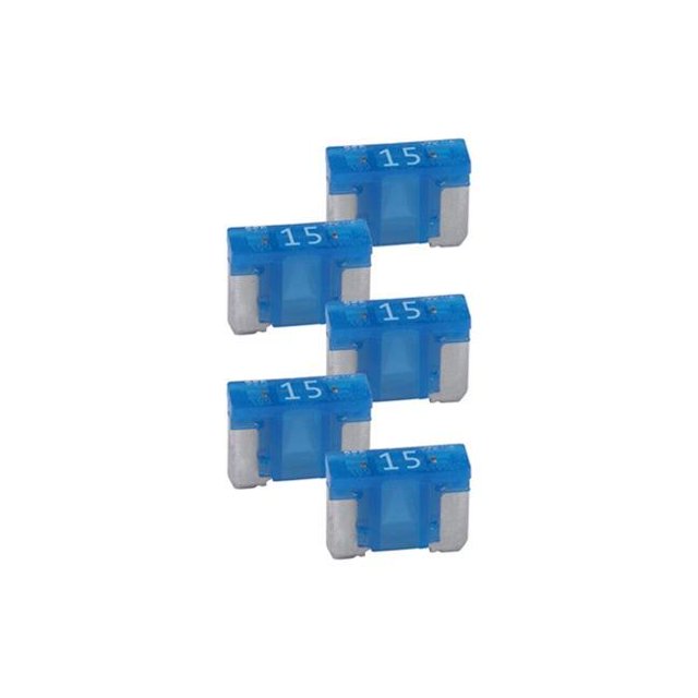 Fusible Mini Profil Bas 15A - Lot de 10
