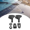 thumbnail image 3 of Universal Adjustable Windshield Washer Nozzles Kit Windshield Wiper Washer Nozzle Spray Jet Black 2 Pcs, 3 of 6