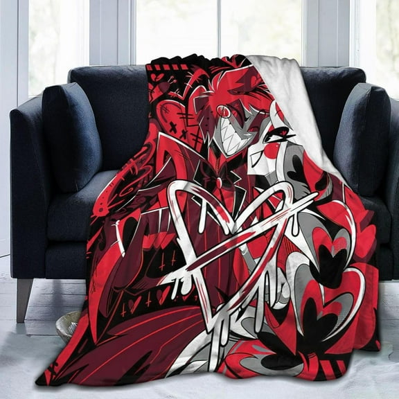 Hazbin Hotel Style-40 Ultra-Soft Micro Warm Fuzzy Fleece Blanket Throw Gift Decoration For Home Car Camp Office 60"x50"