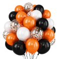 thumbnail image 1 of Globos de fiesta Togvu, 60 paquetes de Halloween, 30 cm, negro y naranja, 1 of 7