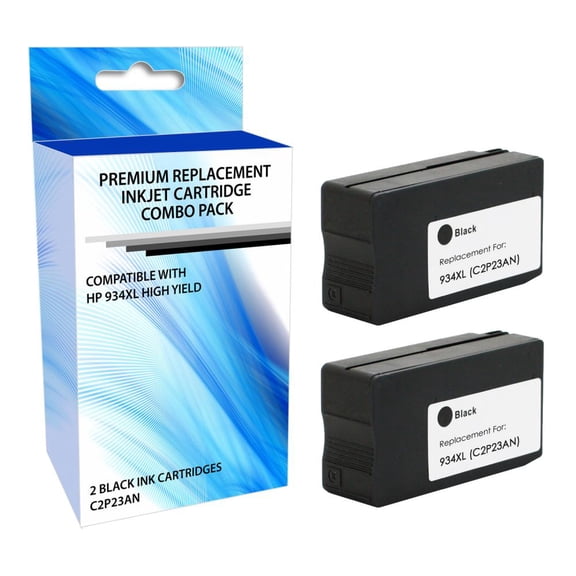 Remanufactured eReplacements Ink Cartridge - Alternative for HP 934XL Black