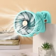 thumbnail image 5 of Desk Clamp Fan, 5-Speed Adjustable, Quiet Operation, USB-Powered, Student Dormitory/Office/Home Use, 360° Rotation, Safe Filter Design, Portable Air Circulator, 5 of 6
