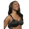 thumbnail image 2 of Stellar Smooth Satin Unlined Underwire Bra (Black, 36C), 2 of 3