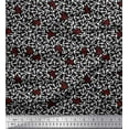 thumbnail image 1 of Soimoi Modal Satin Fabric Anchor Hook Nautical Print Fabric by Yard 42 Inch Wide, 1 of 3