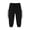 Black, variant on uublik Pants for Girls Drawstring Elastic Embroidery Fashion with Pockets Joggers Long Pants