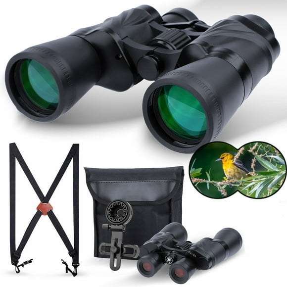 LAKWAR 20x50 Binoculars for Adults,HD Binoculars with Low Light Night Vision, Clear FMC BAK4 Prism Lens, Binoculars for Hunting Birds Watching Traveling Stargazing Outdoor Sport