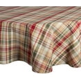 thumbnail image 2 of DII Give Thanks Plaid Tablecloth 70 Round, 2 of 3