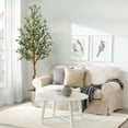 thumbnail image 5 of EastVita 6FT Artificial Olive Tree,Faux Silk Olive Trees with Wood Trunk & Lifelike Fruits,2 Pack,Set of 2, 5 of 6