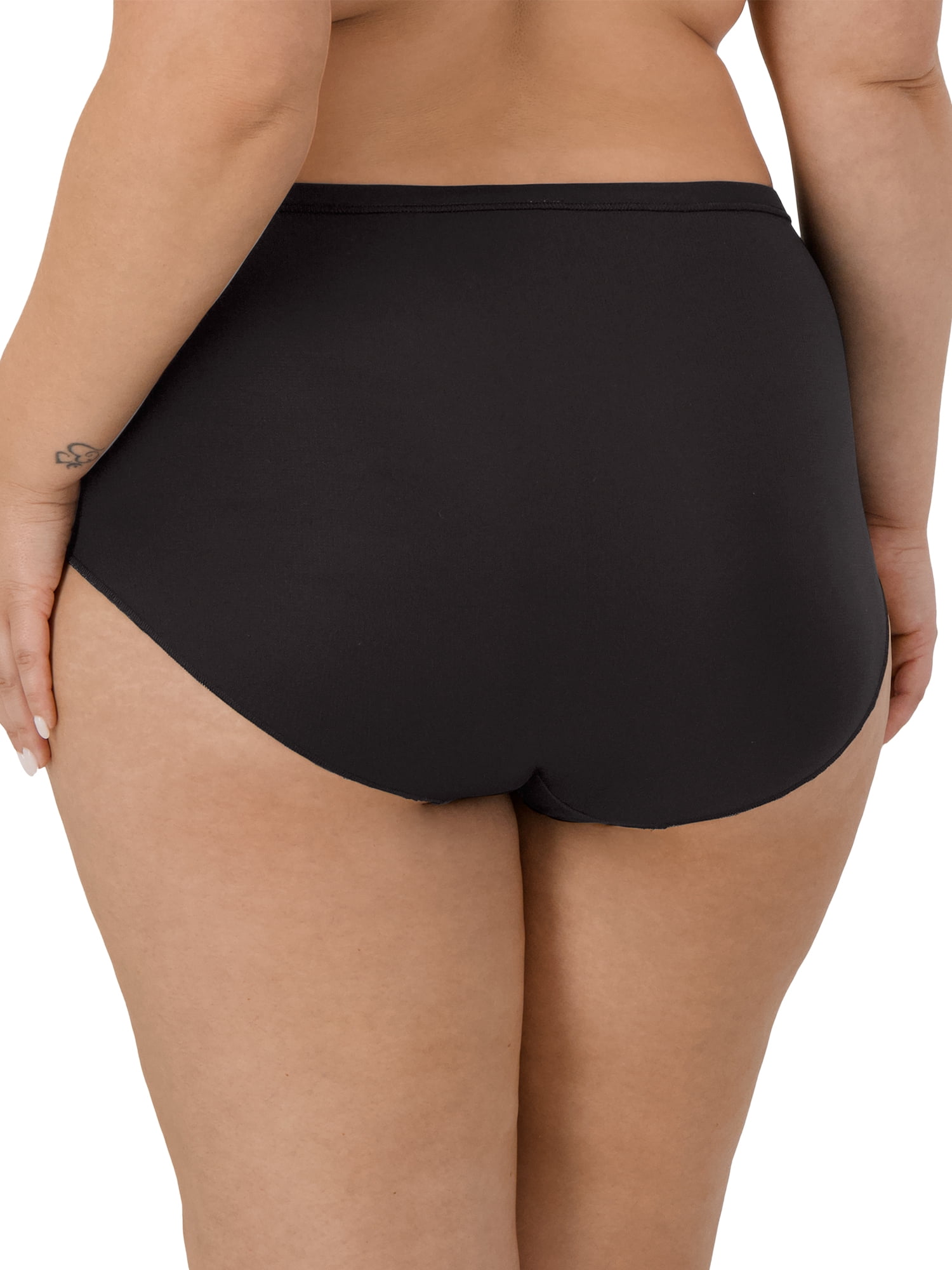 Womens Underwear Briefs 5-Pack, Breathable Brief Panties, Mesh Underwear for Women, Plus Size