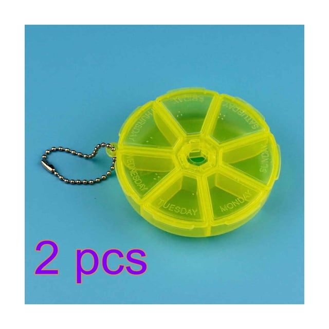 Baohd Boîte de Rangement pour Pilules 7 Compartiments Organisateur Hebdomadaire Cadeau