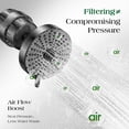 thumbnail image 4 of Filtered Shower Head   for Healthier Skin & Hair | 3 Mode High Pressure Shower Heads with 20-Stage Filtration | Removes 99.947% Chlorine & Heavy Metals | Shower Head with Filters - Chrome, 4 of 7