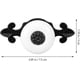 thumbnail image 2 of 2 Pcs Ceramic Drawer Handles Metal Cupboard Handles Vintage Retro Flower Pattern Door Handle, 2 of 5