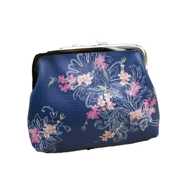QJUHUNG Coin Purse for Women Secure Kiss Lock Closure Coin Pouch Compact RFID Blocking Change Purse for Daily Essentials