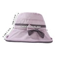 thumbnail image 3 of Ladies Hat Bridal Wedding Tea Party Sun Hat Ladies Outdoor Elegant Temperament Sun Hat Lightweight Breathable Sun Hat Summer New Two Color Bow Elegant Sun Shade Hat French Style Women Hat Valentines, 3 of 4
