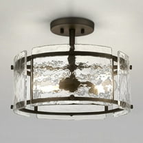 Luxury Mediterranean Ceiling Light, Earth Black, UQL4745