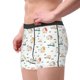 thumbnail image 2 of Balery Cartoon House Calzoncillos bóxer para hombre, ropa interior de algodón suave y transpirable con cinturilla de nailon-X-Large, 2 of 5