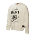 thumbnail image 7 of Women's Mitchell & Ness  Cream Boston Bruins Logo 3.0 Pullover Sweatshirt, 7 of 7