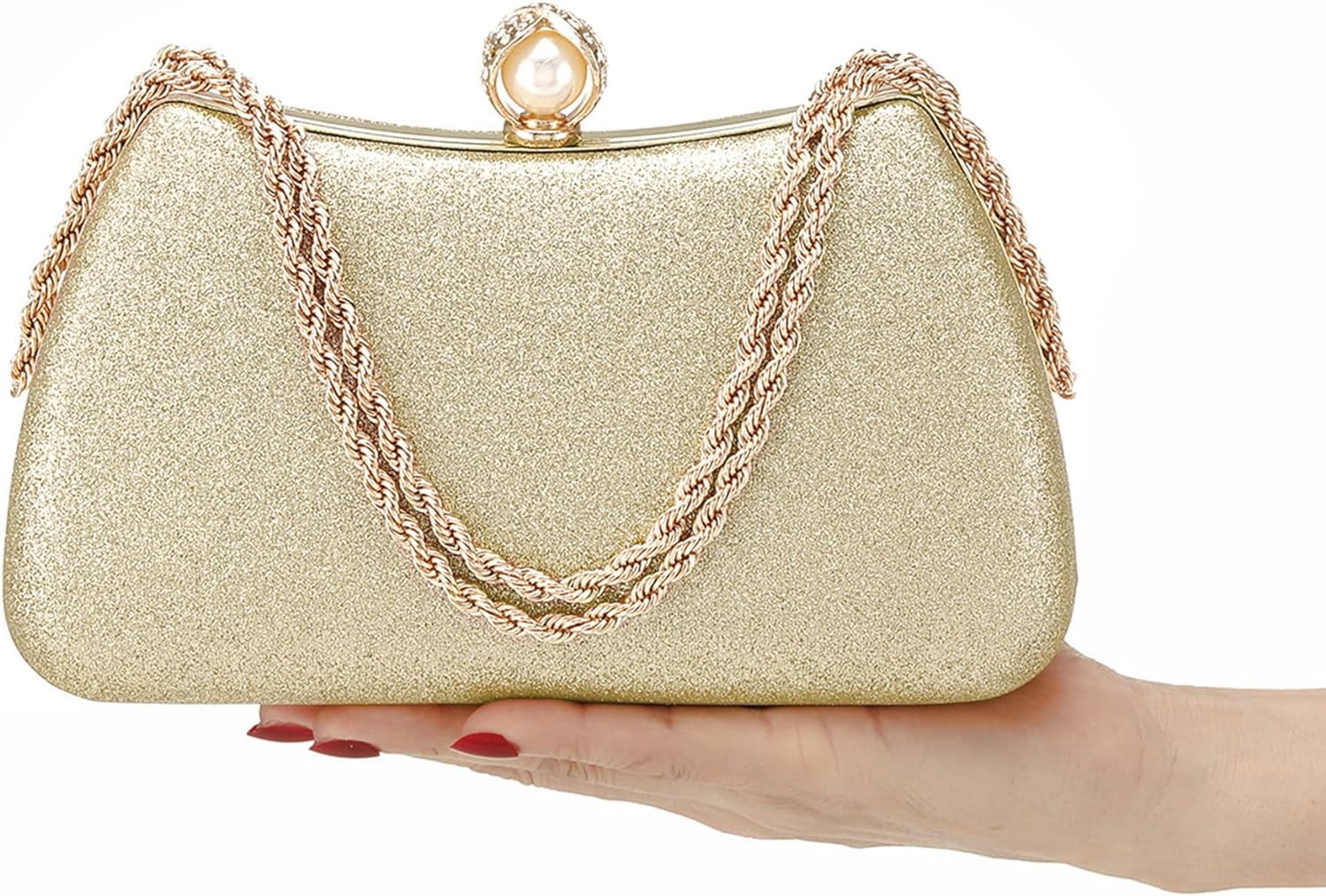 Buy Woo Evening Clutch Bag For Women Sparkling Glitter Purse Elegant
