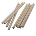 thumbnail image 2 of KLKCMS 10PCS Wooden Round Stick Dowel Sweet Tree Kit Making Trunk Pole Hobby Craft 8x8mm, 2 of 9