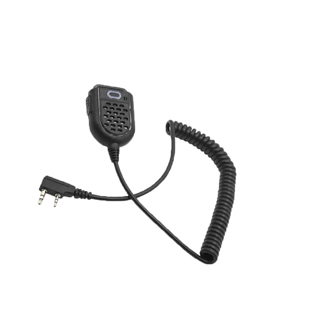 Reemplazo de micrófono de altavoz PTT de 2 pines para Kenwood / Baofeng UV-5R BF-888s Radio Walkie Talkie Mic Advancent TX1198-00