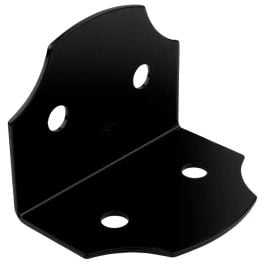 

National Hardware National Hardware N800-002 Hartley 1218bc Series 90 Deg Heavy Angle 5 Inch By 3-3/4 in D 3-1/2 in H Steel Black