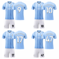 thumbnail image 3 of 2023 - 2024 raqueta de fútbol del granero local del Manchester City número 9 Haaland de bruyne 17, 3 of 5