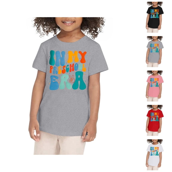 Boy Shirt First Day Of School Shirt In My Preschool Toddler Kindergarten Shirts for Boys and Girls