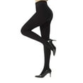 thumbnail image 6 of Manzi 2 Pack Women Fleece Lined Tights Lady 800D Winter Tights, 6 of 7