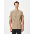 thumbnail image 3 of Camisole Textured Crew Neck Short Sleeve T-Shirt, 3 of 6