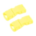 thumbnail image 4 of Uxcell 2 juegos de cordones elásticos sin atar, cordones planos sin nudos, cuerdas elásticas para zapatos de adultos, zapatillas, amarillos, 4 of 6